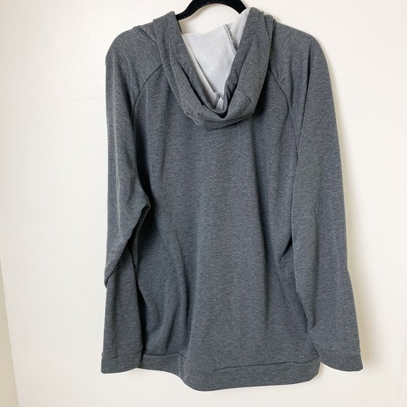 Men's Nike Dri-Fit Gray zip up training hoodie XXL - Picture 6 of 6